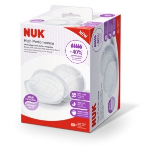 NUK Hihg performance - подплънки за кърмачка 60бр.